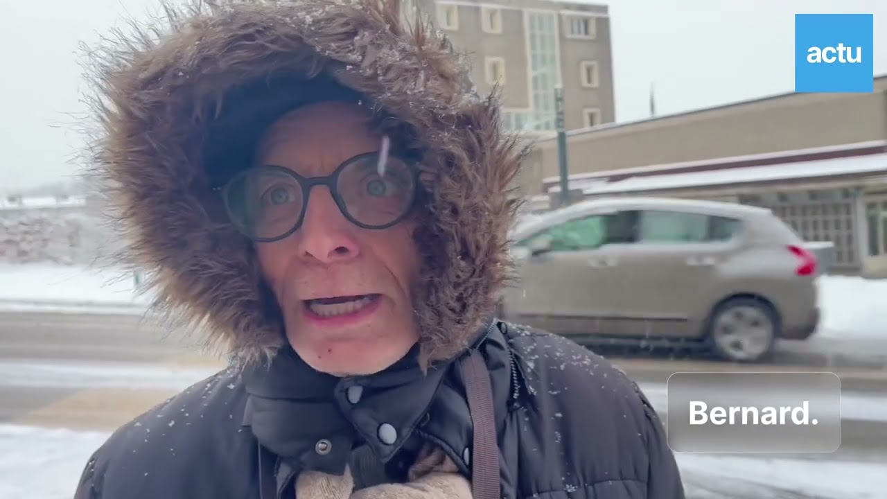 De la neige à Vire le 9 janvier 2024