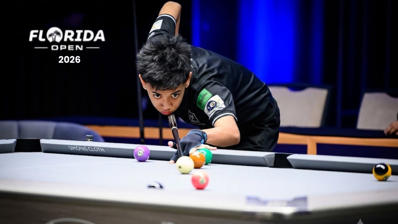 AJ Manas против Ricky Isaac | Лучшие моменты | Florida Open Pool Championship 2026