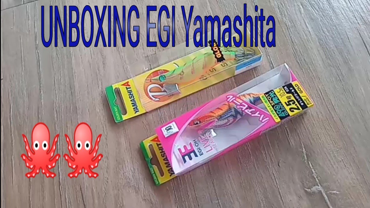 UNBOXING Egi yamashita OH-Live Search VS Egi yamashita Sutte-R