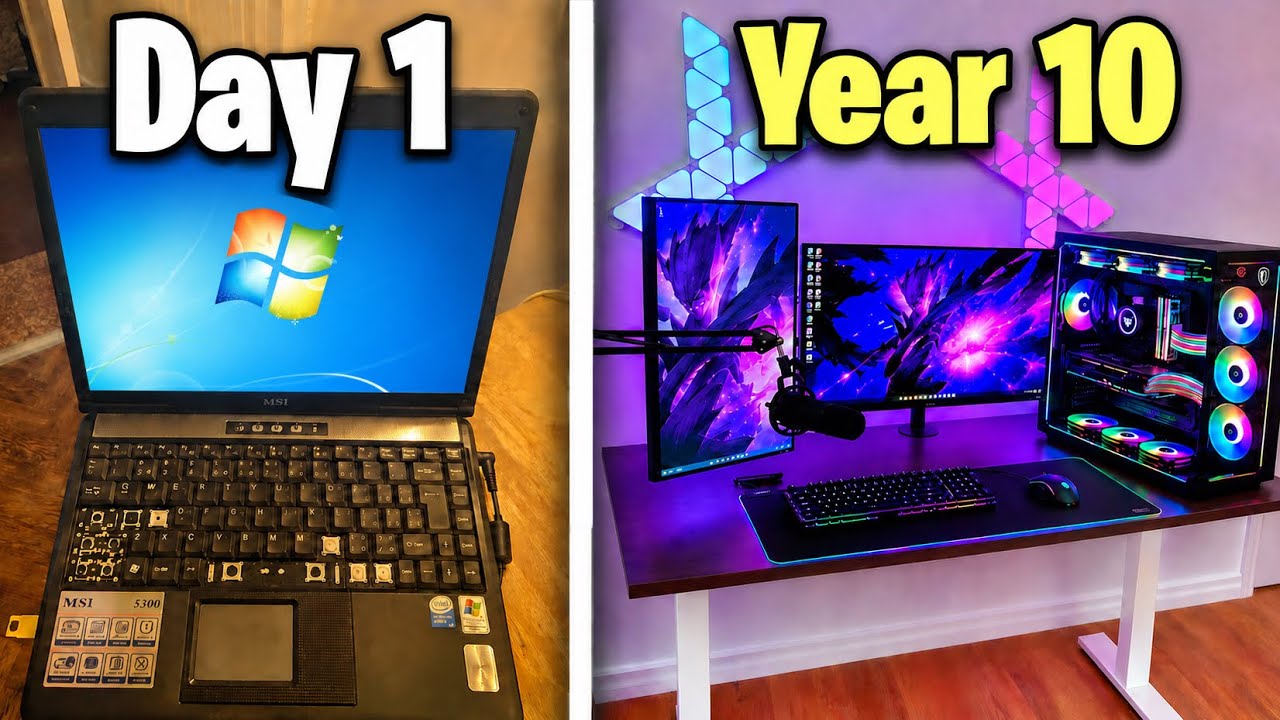 Эволюция игрового сетапа за 10 лет&hellip; ($300 &ndash; $10 000)