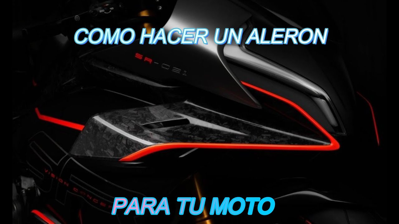 diseño de aleron para moto
