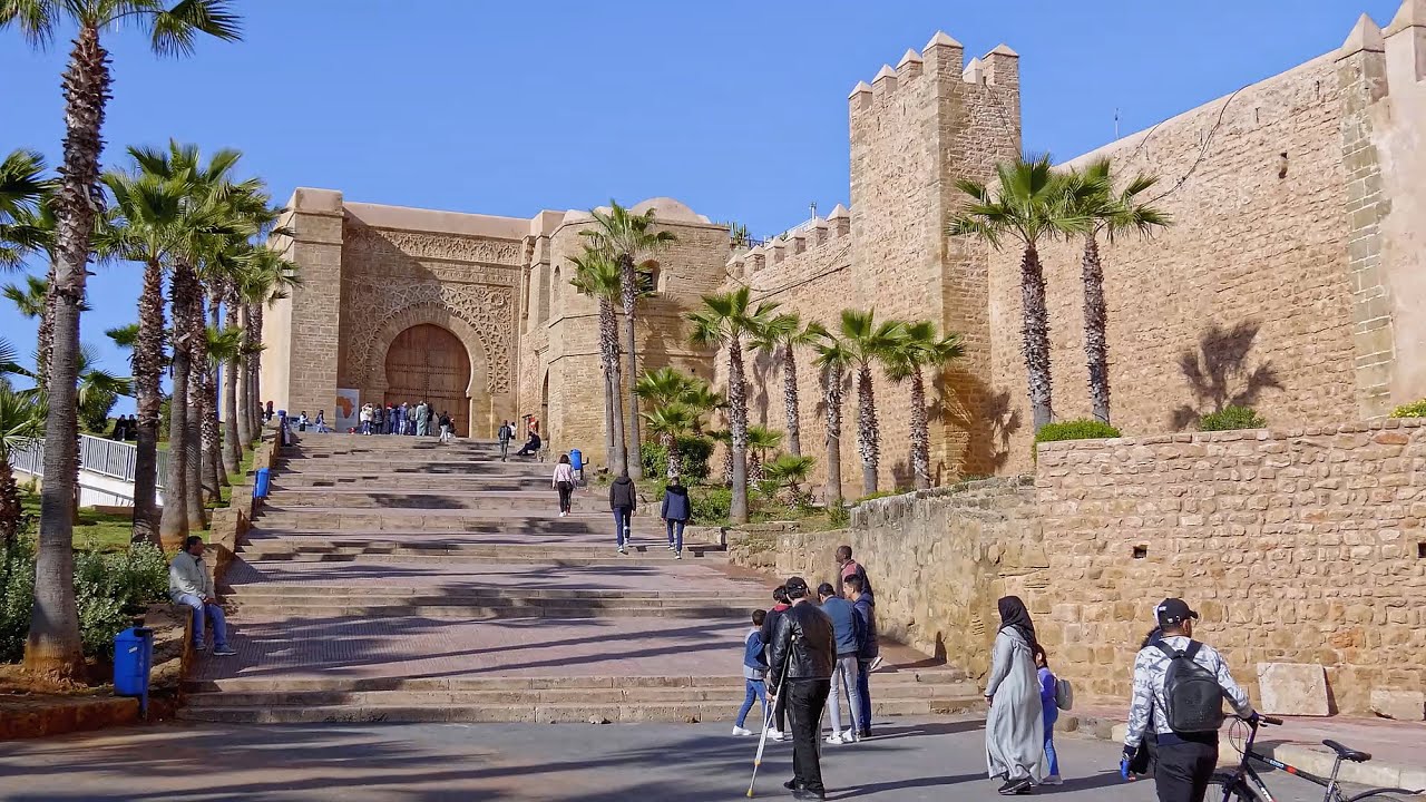 Kasbah of the Udayas (Oudayas) - Old Medina - Bab Oudaia - Andalusian Gardens - Rabat - Morocco