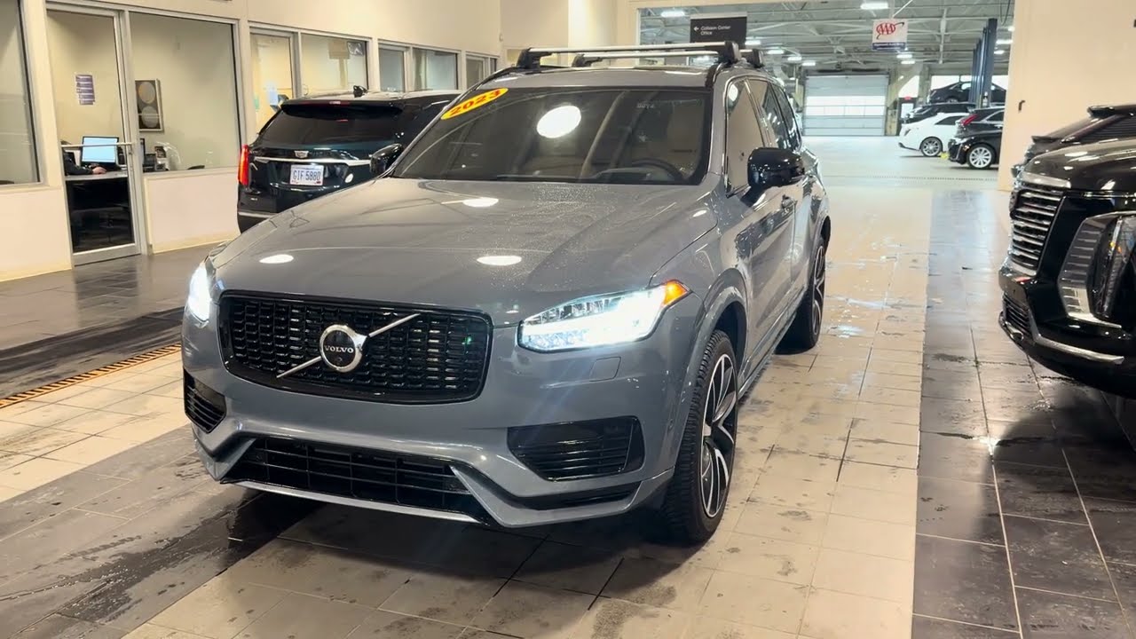 Volvo XC90 Recharge 2023 года — цвет Alpine Grey/Amber