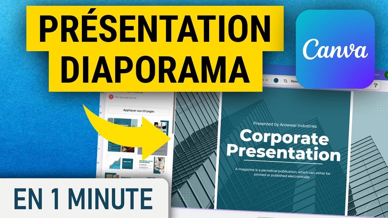 Comment faire un DIAPORAMA avec Canva