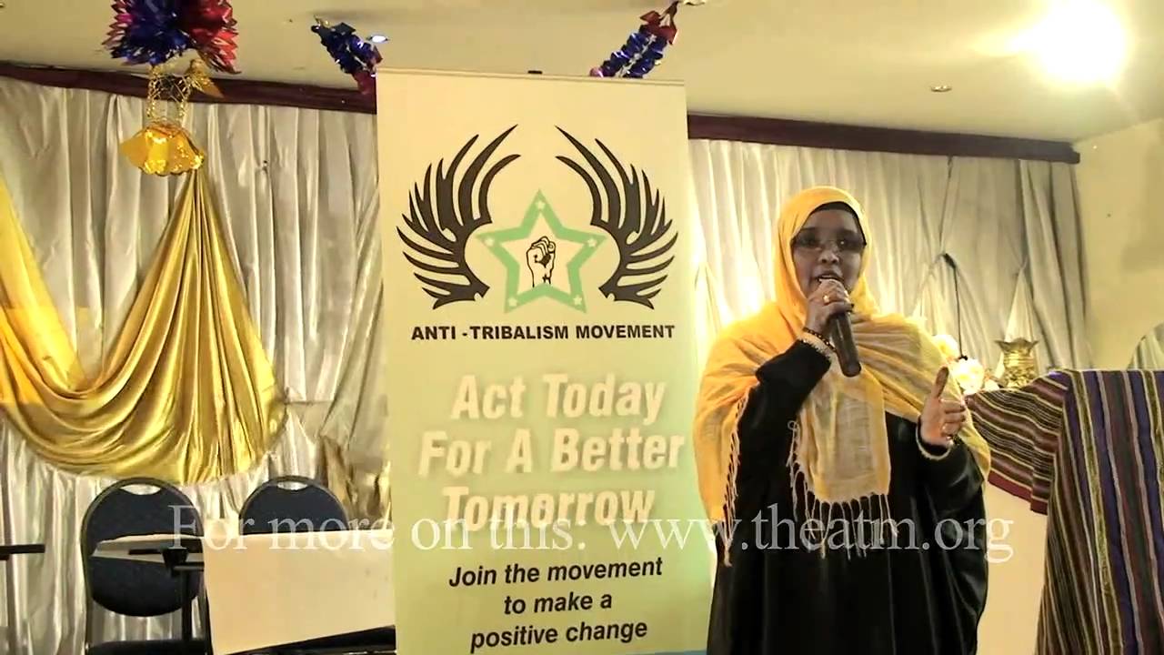 Anti-Tribalism Movement -  Outstanding Mama Kaaha is delivering Dal-Tabyo Poem, Maasha'Allah.