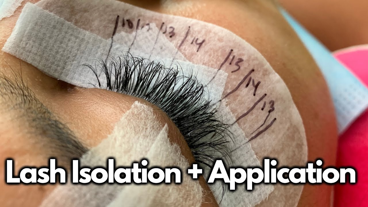How To Isolate For Eyelash Extensions | Beginner Lash Tech Tips | Arison Lashes