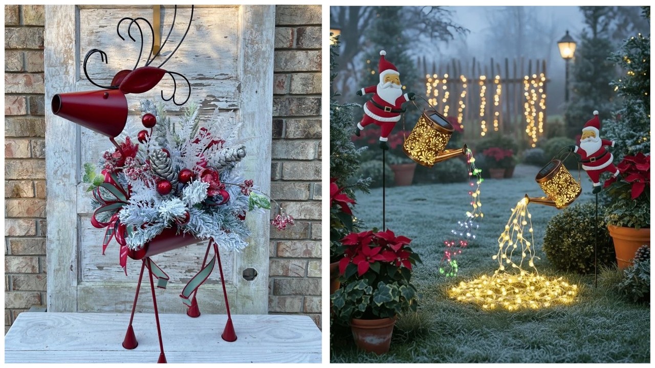 🎄 111 Cozy Outdoor Christmas Decor Ideas for the Whole Family!