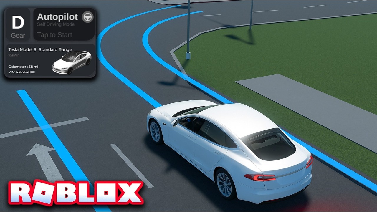 Roblox, But The Car Drives FOR You! (Autopilot Game)