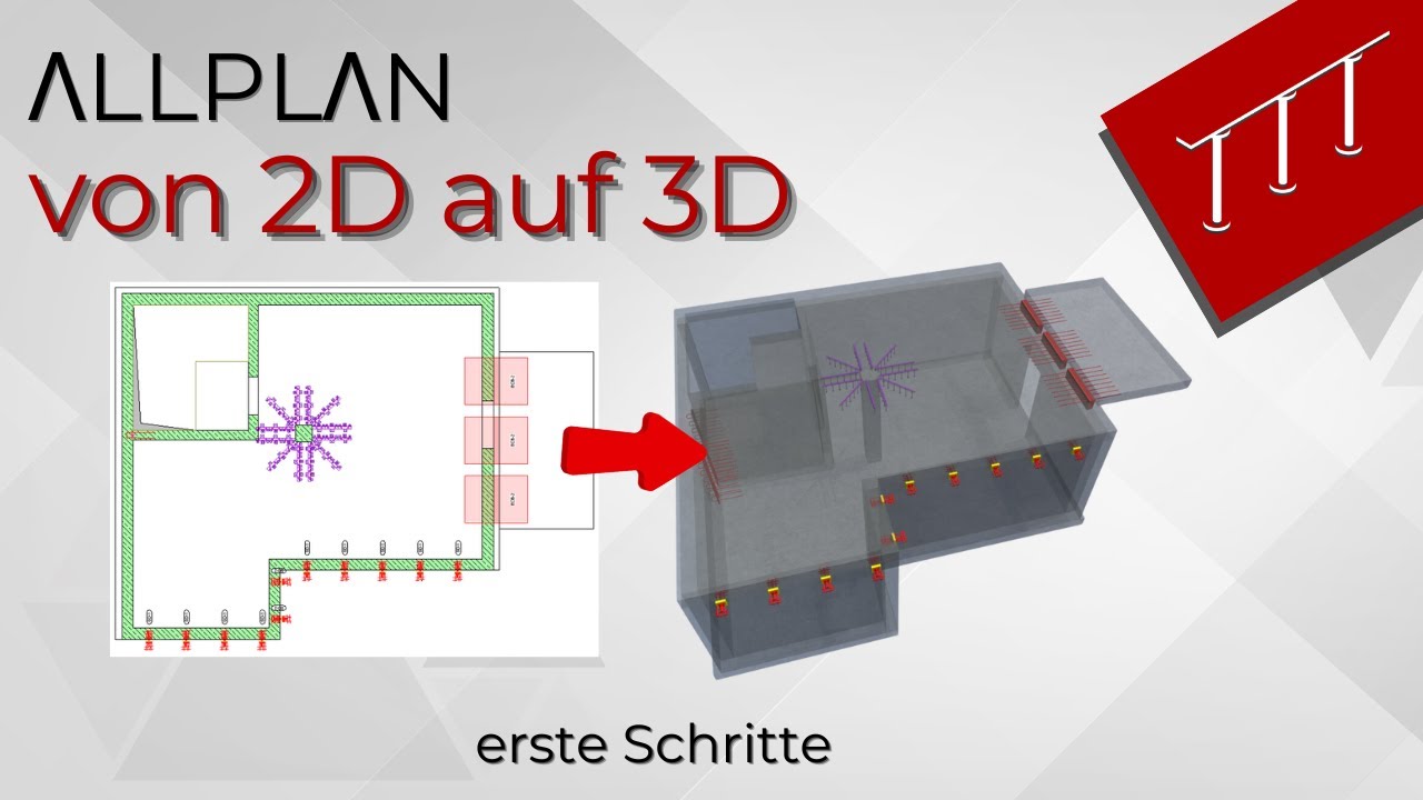 Von 2D auf 3D? Erste Orientierungsschritte - Allplan