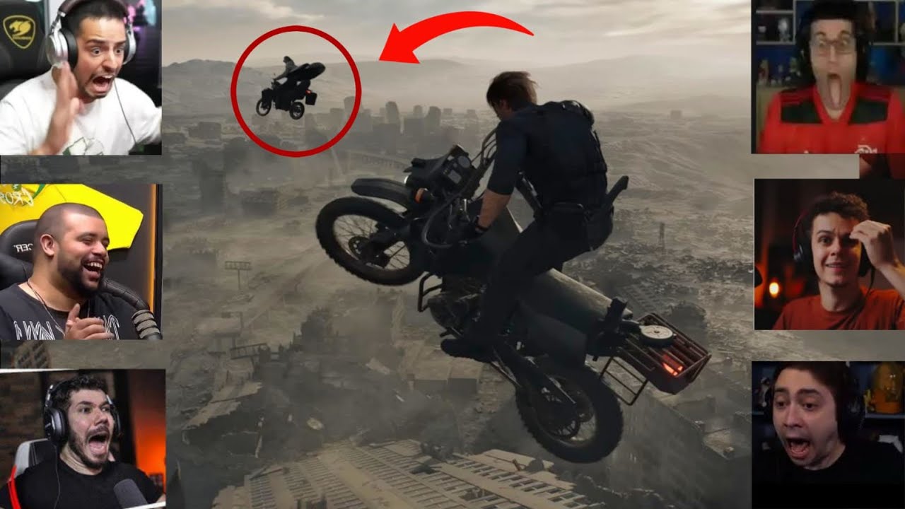 YOUTUBERS REAGINDO A PERSEGUIÇÃO DE MOTO DO Leon X Victor Gideon! 🤣
