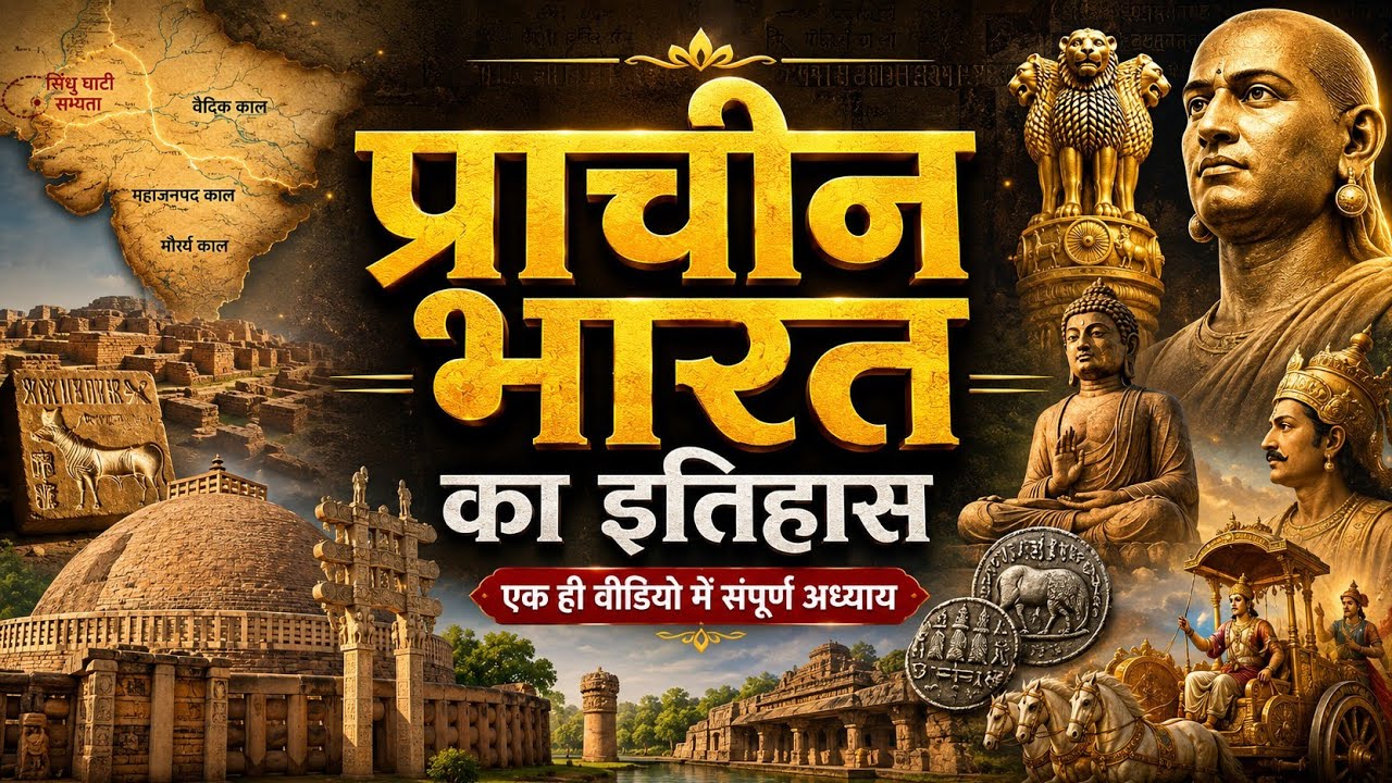 प्राचीन भारत का इतिहास || सिंधु घाटी सभ्यता से गुप्त साम्राज्य तक || कैसा था प्राचीन भारत? History