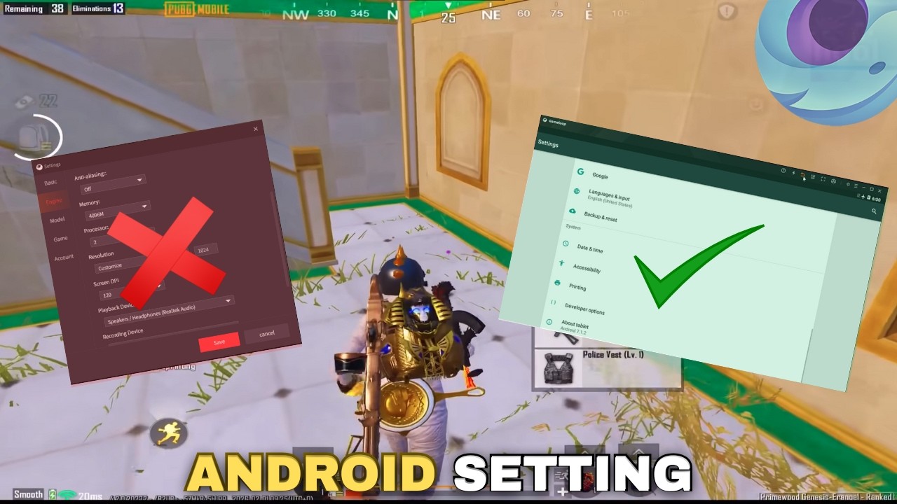 How to Fix GameLoop Lag in PUBG 4.2 Update | Best Android Setting | Rynam Gamerz