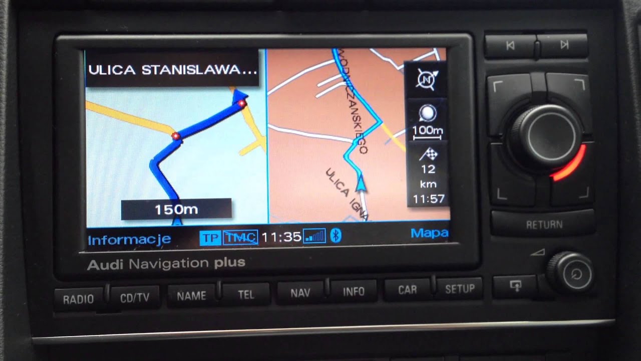 AUDI RNS-E POLSKI LEKTOR A3 A4 TT R8 EXEO