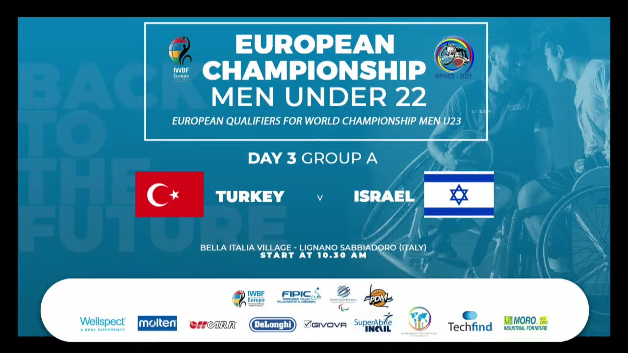 Turkey vs Israel - European Championship Men Under 22 Wheelchair Basketball