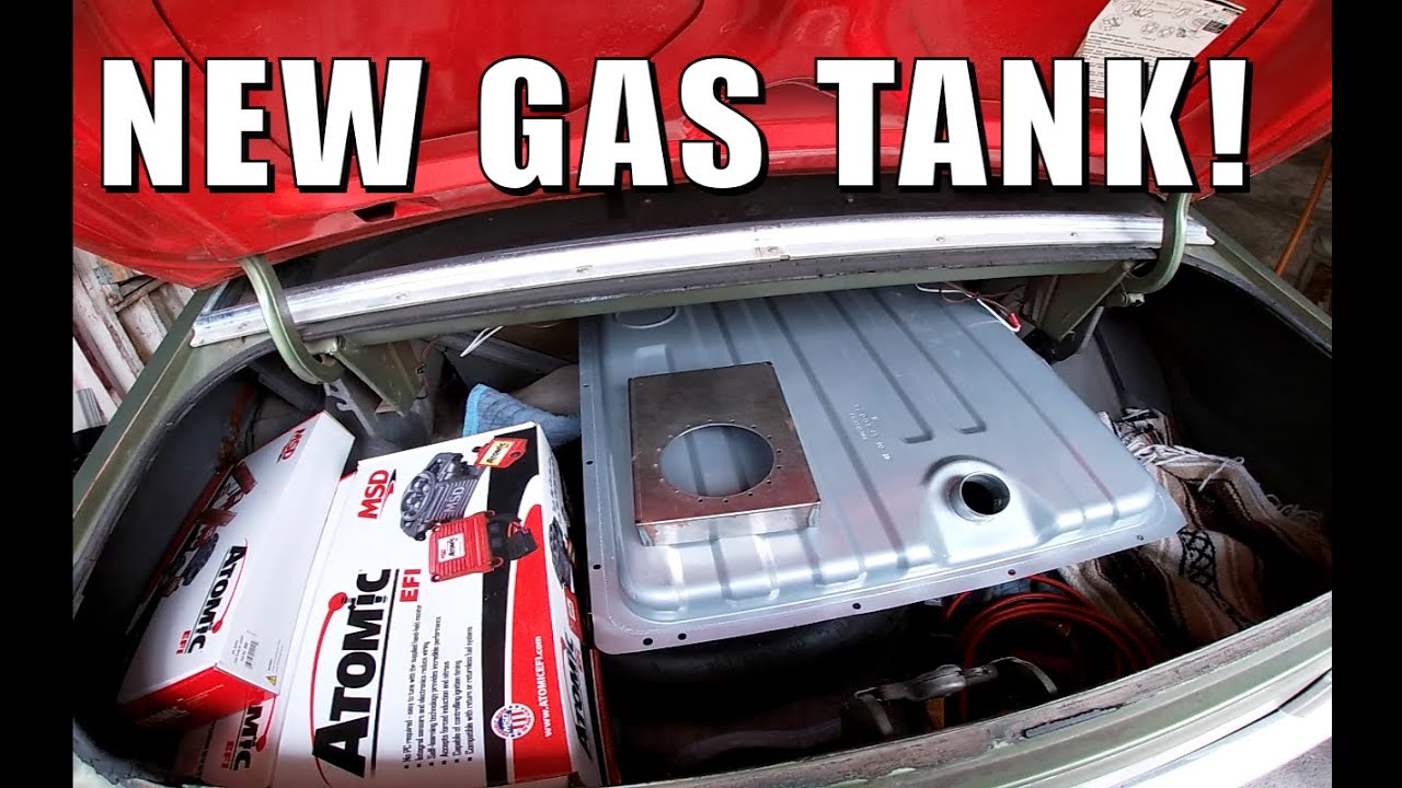 MSD Atomic EFI Fuel Return System and NEW GAS TANK! 1970 Ford Maverick.