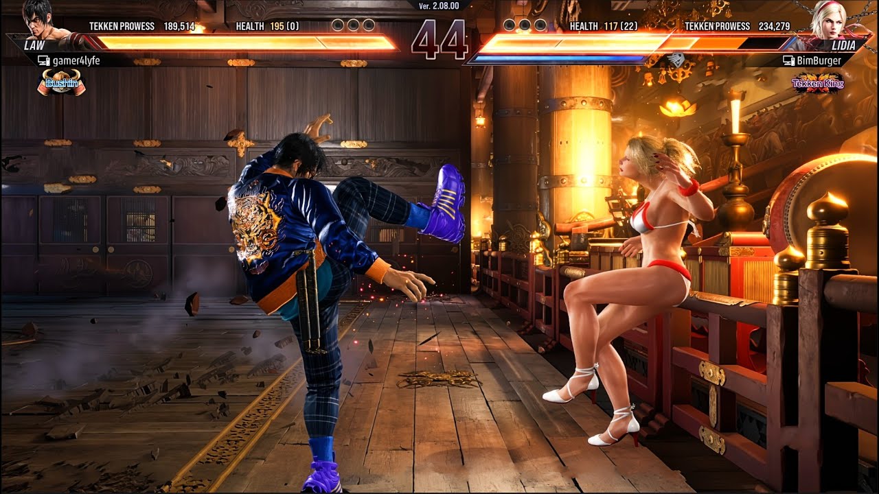 Law Vs Lidia - Tekken 8 Gameplay Video 239