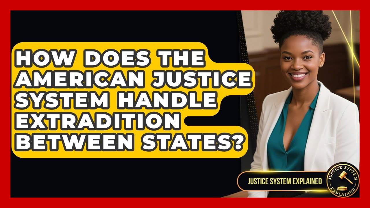 How Does the American Justice System Handle Extradition Between States? - Justice System Explained