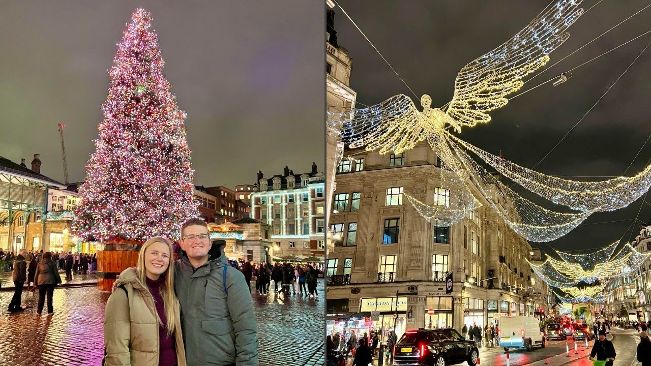 London Christmas 2023! Oxford Street, Regent Street, Covent Garden & MORE!
