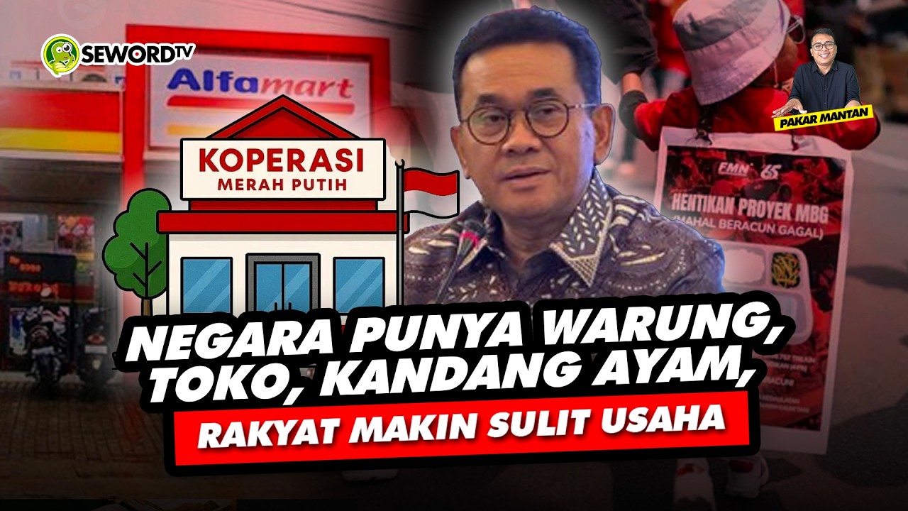 Alifurrahman: NEGARA PUNYA WARUNG, TOKO, KANDANG AYAM, RAKYAT MAKIN SULIT USAHA