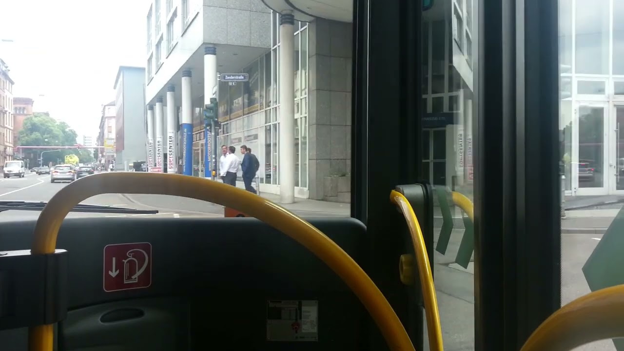 Busmitfahrt Linie 37 von Briefzentrum bis Hauptbahnhof Umleitung