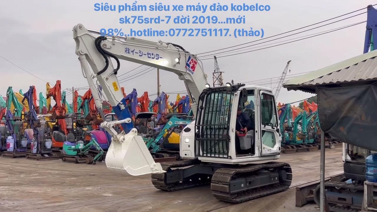 (Đã bán)Siêu phẩm siêu xe đào kobelco sk75srd-7 đời 2019 mới 98% ..hotline;0772751117.zalo (thảo)