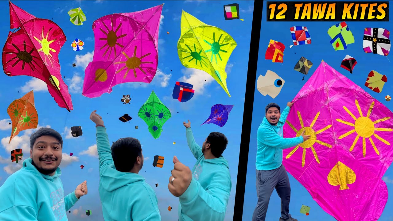 Biggest Kite Flying 2026 || 12Tawa Kites || Patangbaazi 