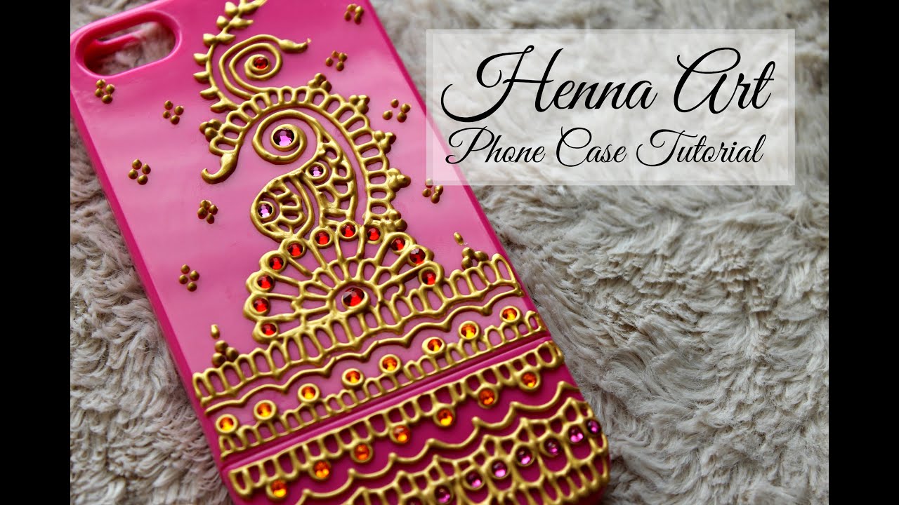 DIY Henna Art Phone Case | Hennafly