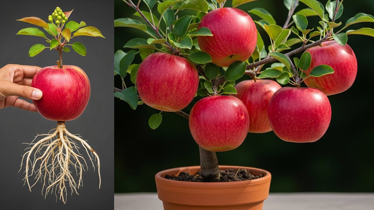 Two simplest way to grow apple trees for long-lasting fruit