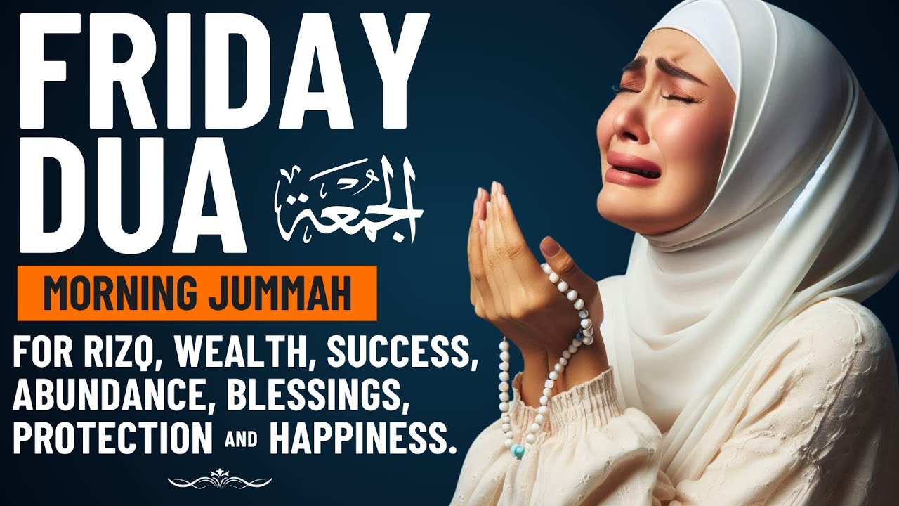 FRIDAY DUA | For Rizq, Wealth, Success, Abundance, Blessing, Protection & Happiness &ndash; Jummah Mubarak