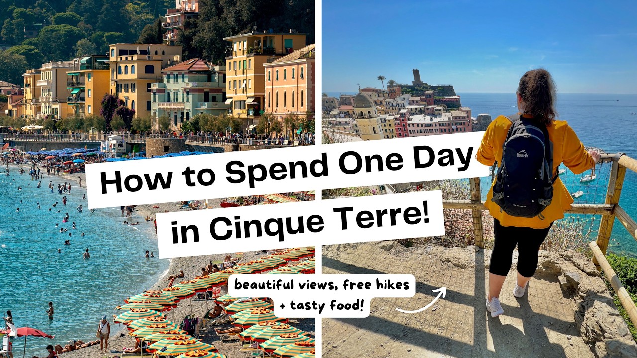How to Spend One Day in CINQUE TERRE! (Things To Do, Free Hikes + Cinque Terre Travel Tips)