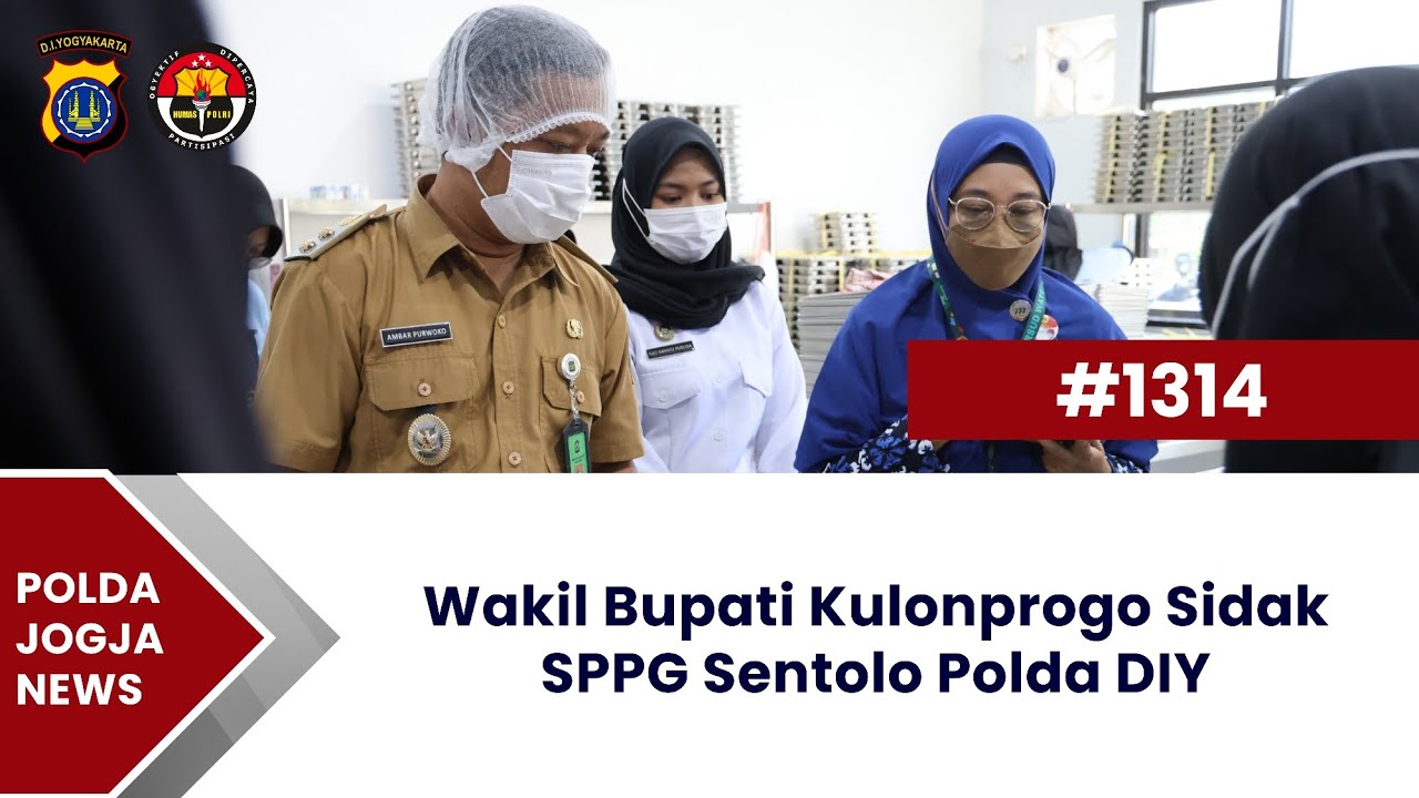 Wakil Bupati KulonprogoSidak SPPG Sentolo Polda DIY | Polda Jogja News #1314