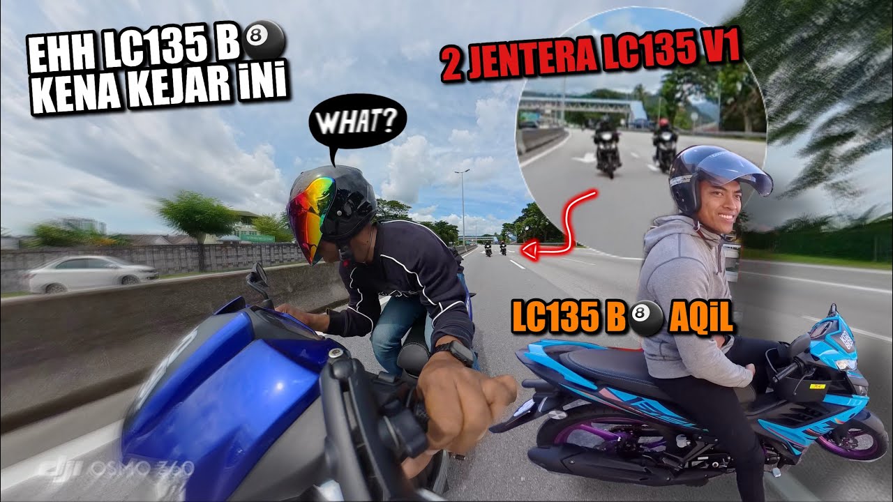 Aqil bawak LC135 B🎱 baru dia | LC135 v1 ajak TRY| Ride GENTING HIGHLAND 