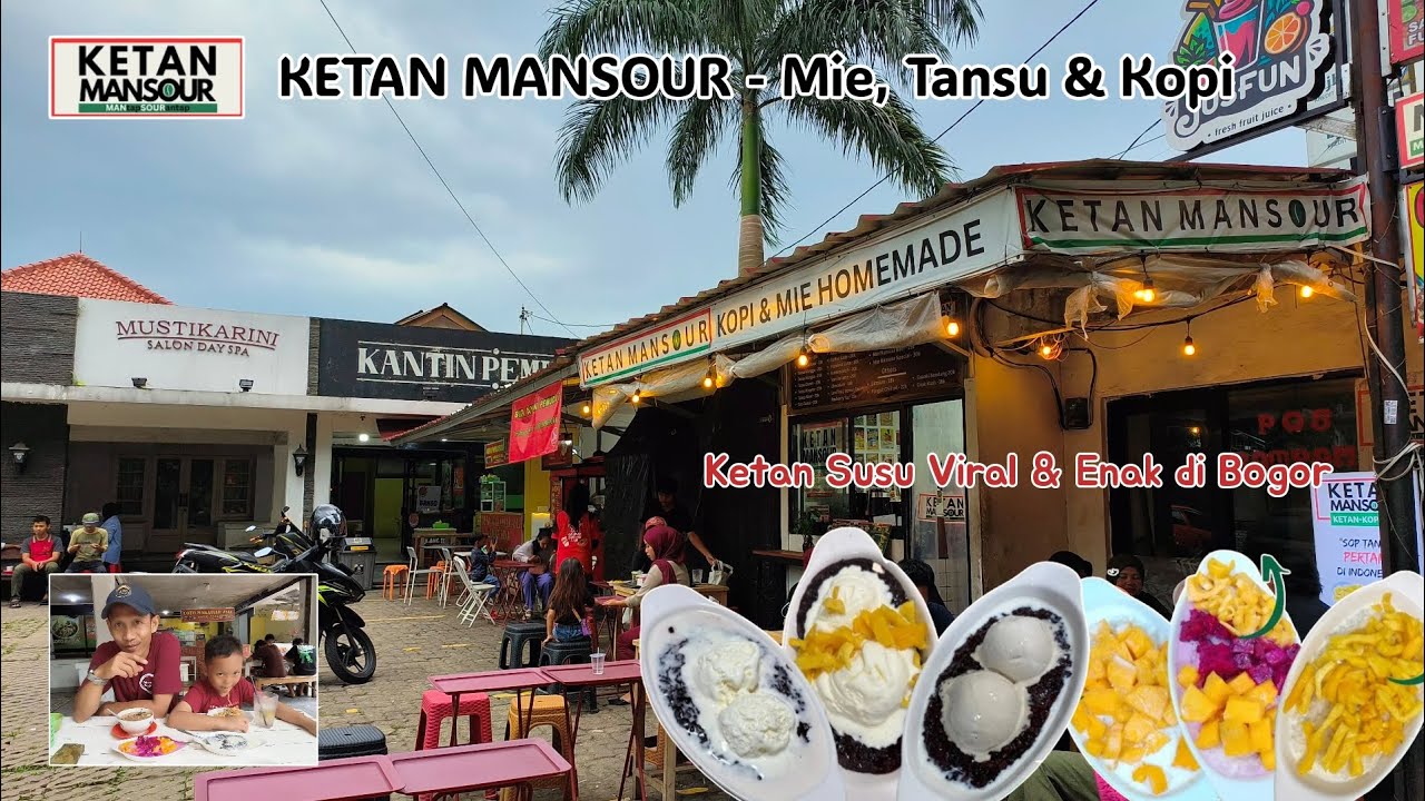 Ketan Mansour - Mie, Tansu & Kopi || Ketan susu enak dan viral di Bogor