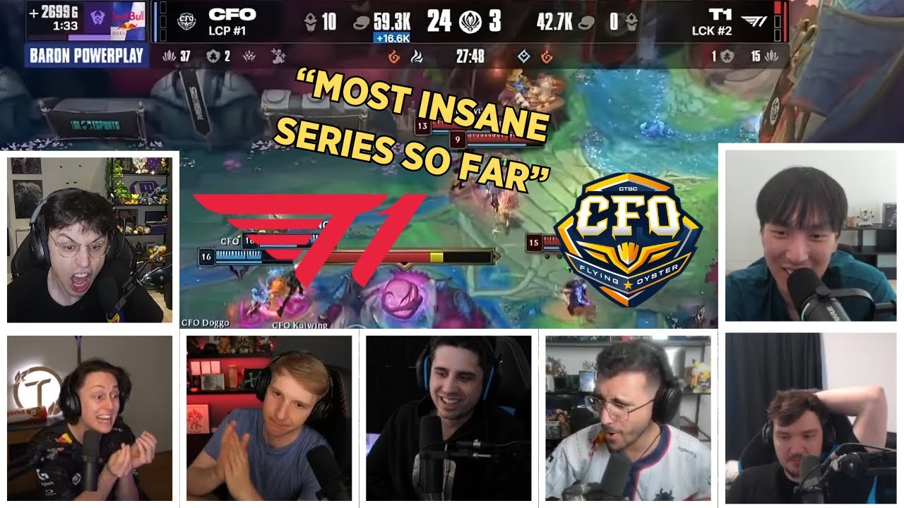 ALL POV'S T1 VS CFO  -  MOST INSANE SERIES YET AT MSI 2025