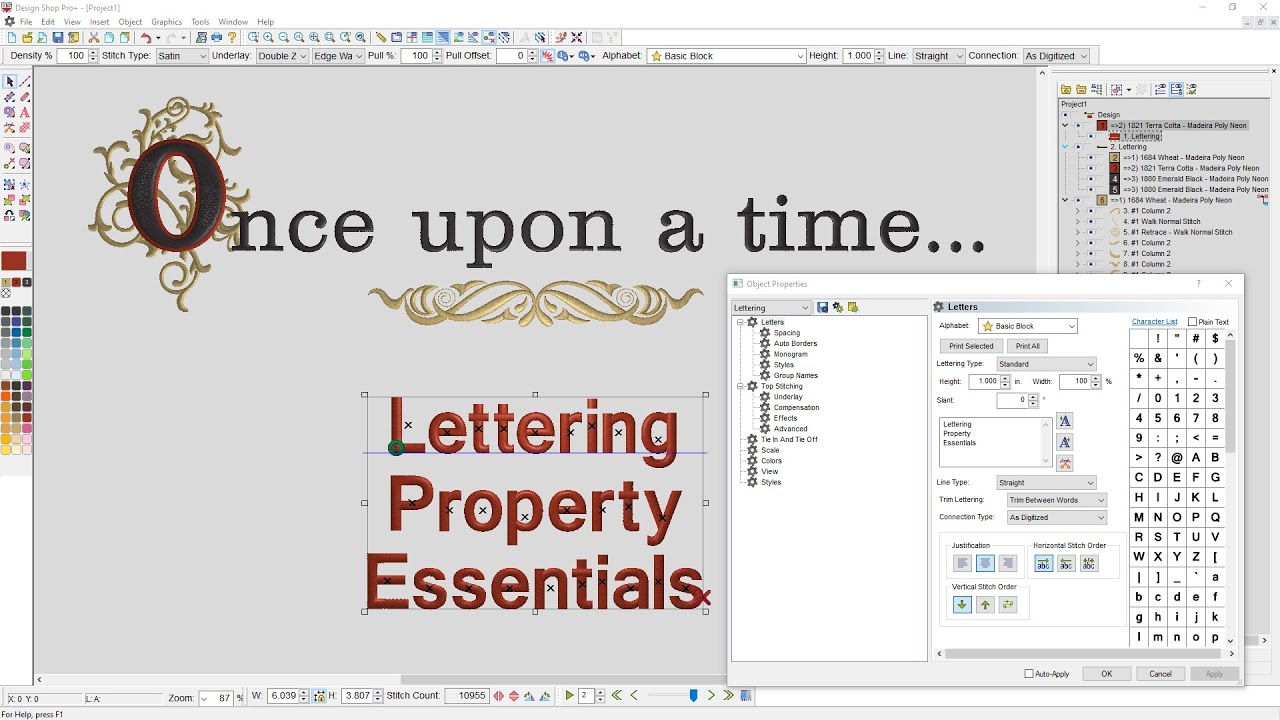 Lettering Property Essentials