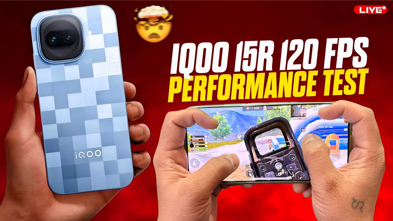 IQOO 15R BGMI 120 FPS PERFORMANCE TEST WITH FPS METER🔥WITH HANDCAM #bgmi #iqoo15r #120fps