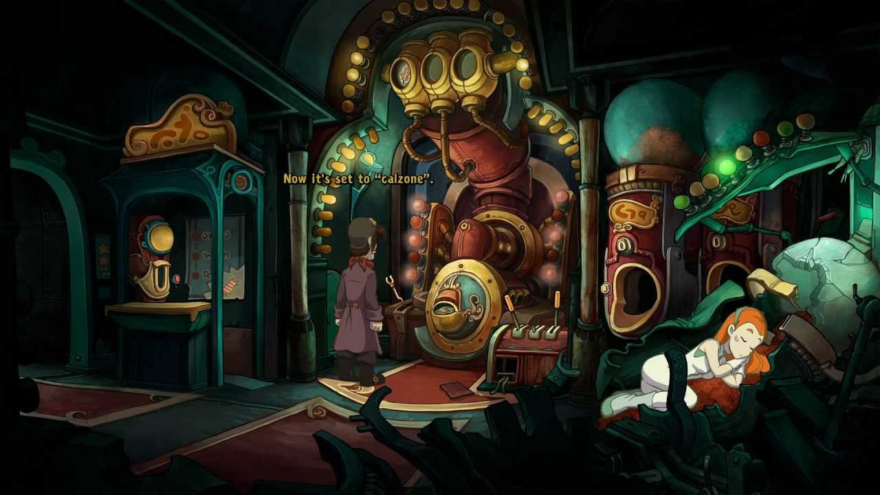 Deponia Walkthrough - Part 7 - Act III, Phosphor Cotton Candy, Wall Puzzle and Cletus