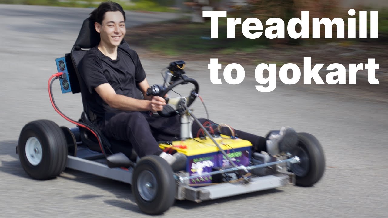 I built a go kart from a treadmill