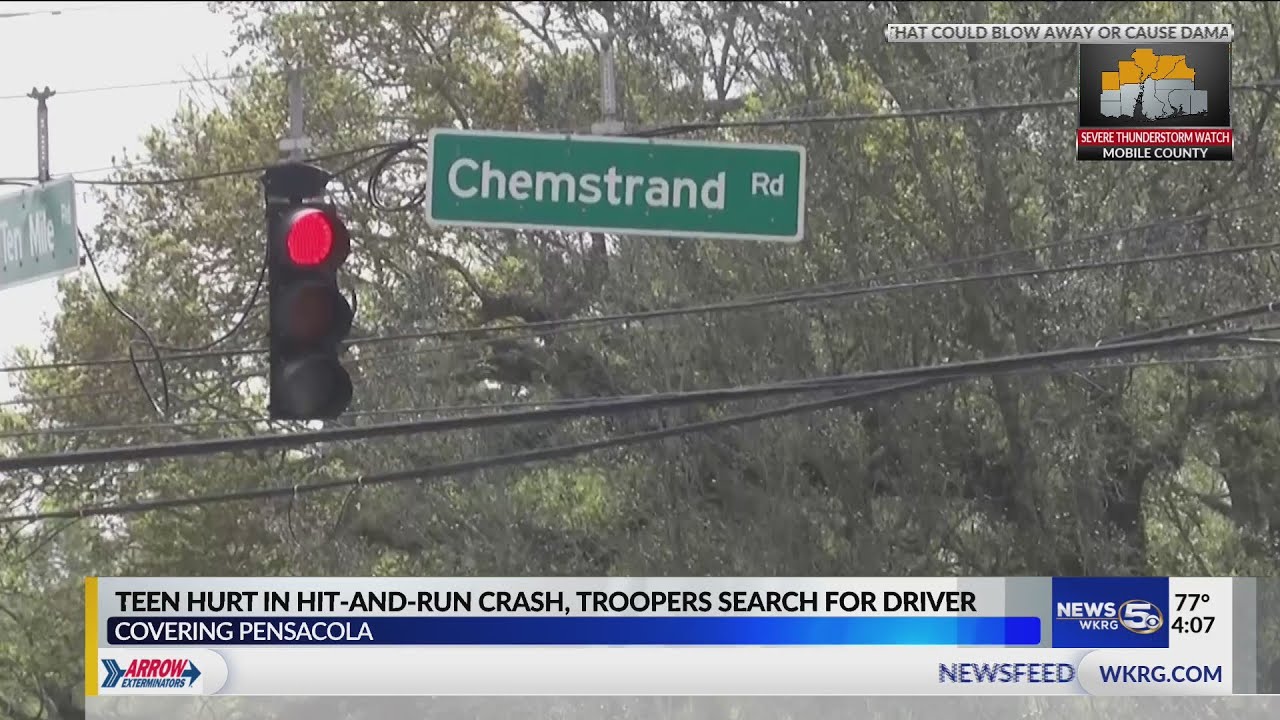Teen seriously hurt in hit-and-run crash, troopers search for driver