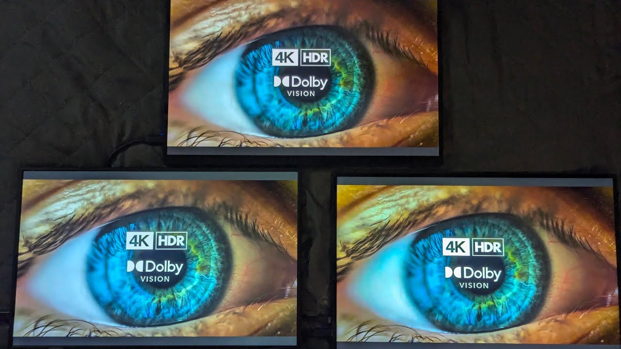 miniLED vs OLED vs IPS Vchance portable monitors comparison