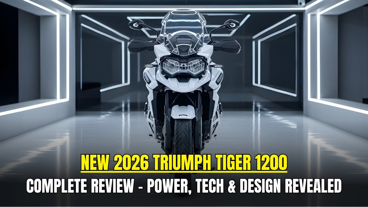Triumph Tiger 1200 2026 года &mdash; самый продвинутый мотоцикл для путешествий из когда-либо созданных!