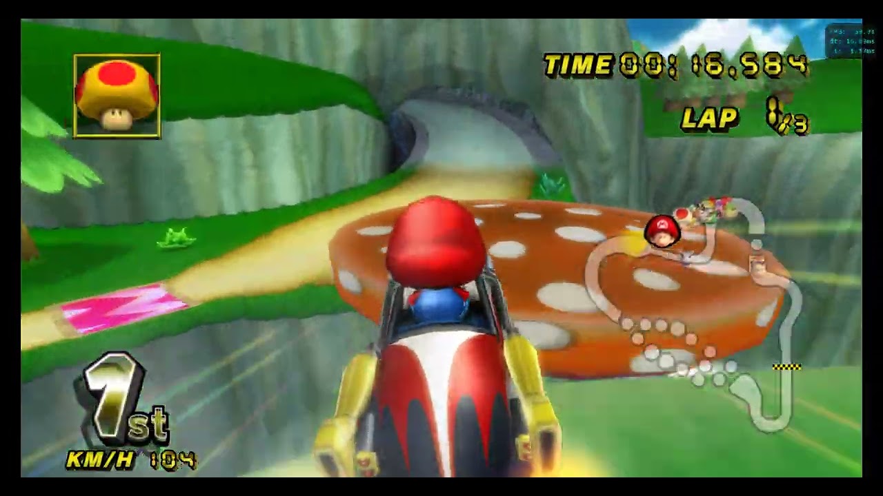 Mario Kart Wii Mushroom Cup Gameplay (No Commentary)