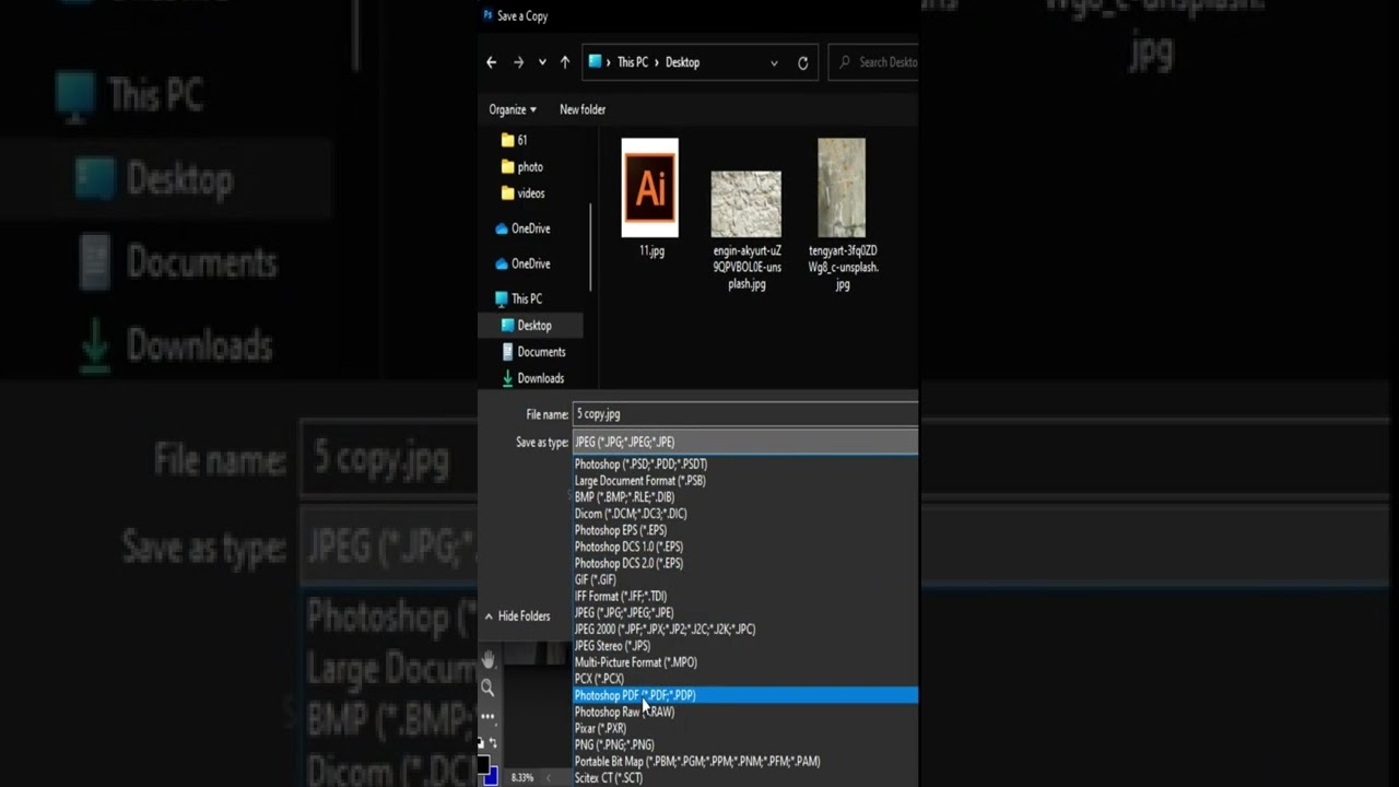 Сохранить как PDF в Photoshop cc 2022 #shorts #photoshop #photoshoptutorial#pdf #shortvideo