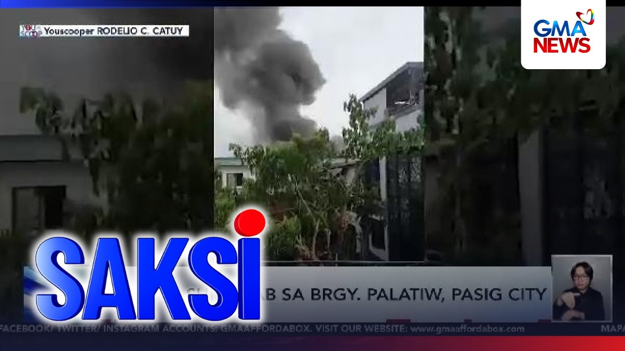 Sunog, sumiklab sa Brgy. Palatiw, Pasig City | Saksi