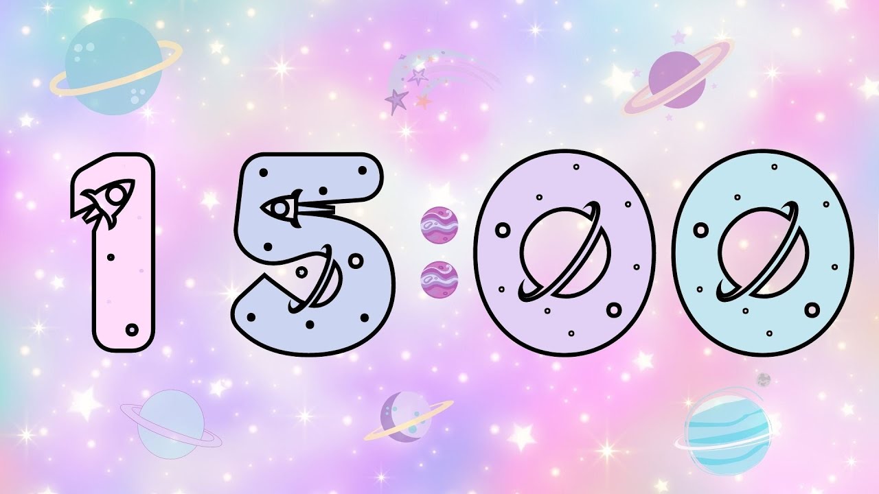 15 Minute Pastel Galaxy Timer