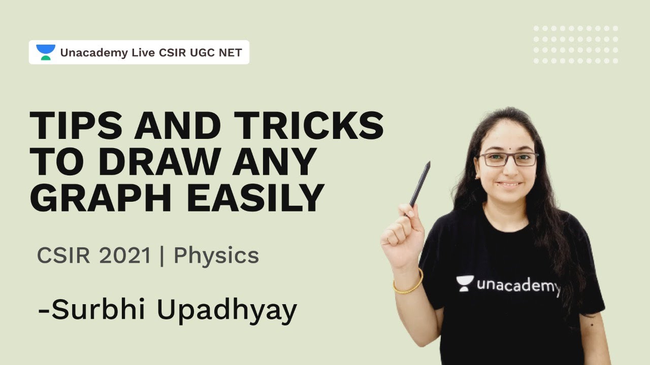 Tips and Tricks to draw any Graph easily| CSIR 2021|Physics | Surbhi| Unacademy