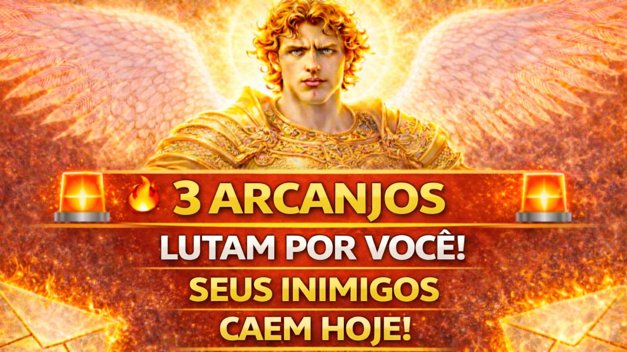 🛡️ Miguel, Gabriel e Rafael Entraram na Batalha — Seus Inimigos Caem Hoje Pela Mão de Deus