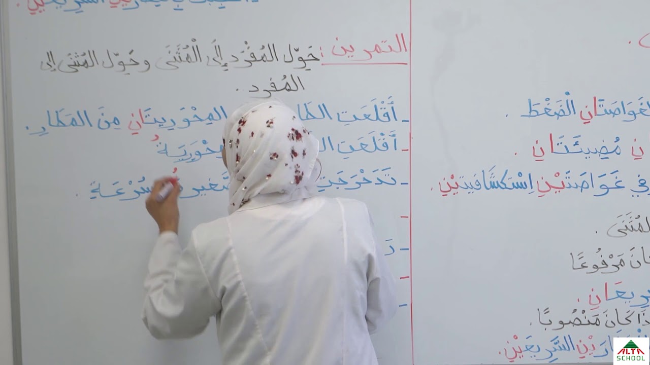 استاذة عتو-  الاسم في المفرد و المثنى-  السنة الرابعة ابتدائي