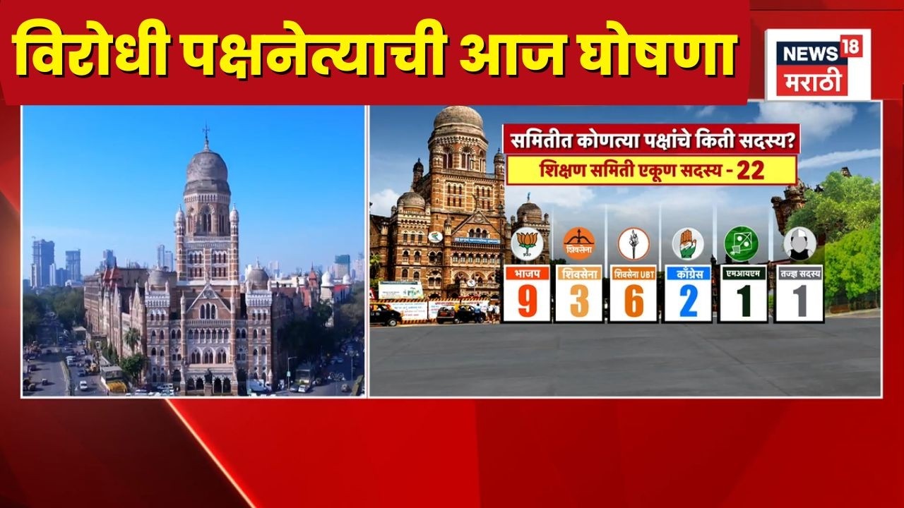Mumbai News | विरोधी पक्षनेते आणि सभागृहनेतेपदाची आज घोषणा, महत्त्वाची विशेष सभा | Political News