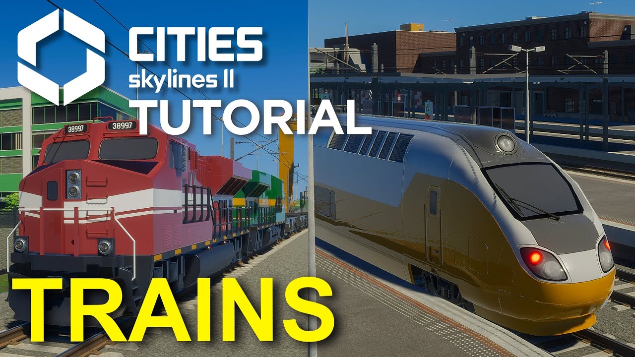 Улучшенная железнодорожная инфраструктура в Cities Skylines 2 | Учебное пособие